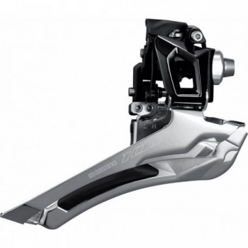 Dérailleur Shimano 105 R7000 2x11V, Montage Soudé, Mécanisme Downpull, Noir/Argent - 1