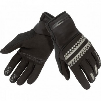 Waterproof Gravel Bike Glove Black Size L with Removable Mitten - 1