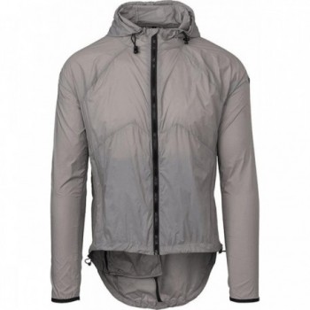 Veste Antivento Unisexe Wind Hooded Venture Gris 2XL avec Poches AGU - 1