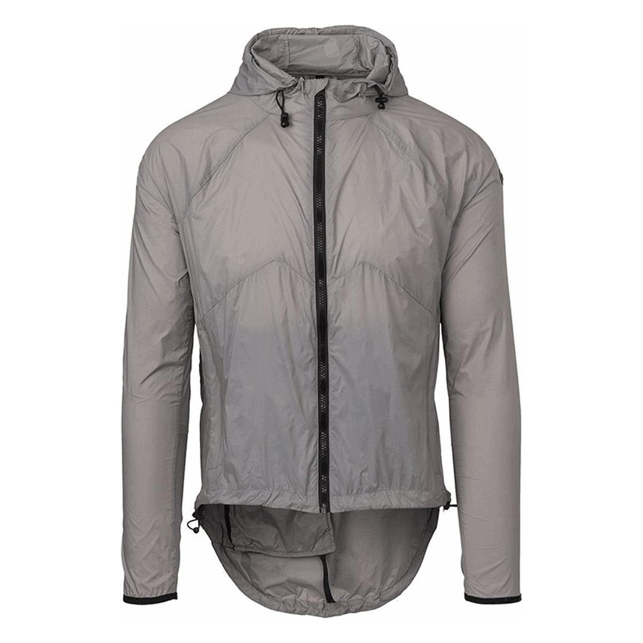 Veste Antivento Unisexe Wind Hooded Venture Gris 2XL avec Poches AGU - 1