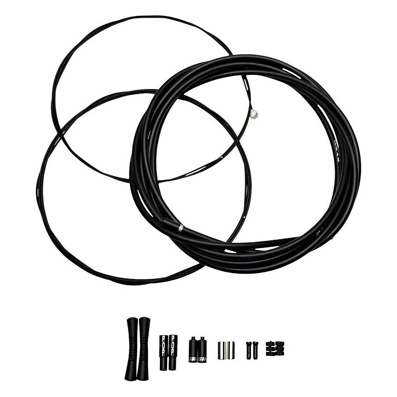 Kit Cavo Freno da Strada SRAM Slickwire XL Nero 5 mm - Alta Qualità per Bici da Strada, Dimensioni 1350 mm e 2750 mm - 1 - Guain