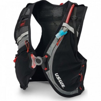 Gilet Hydratant USWE RUSH 8 Noir - Taille L, 8 Litres pour VTT et Gravel - 1