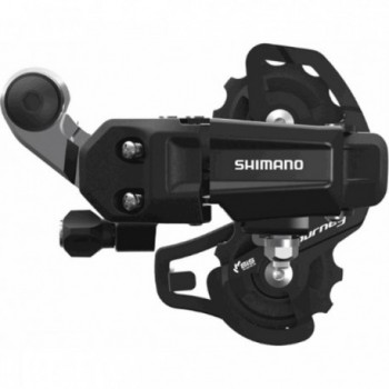 Cambio MTB Shimano TY200 3x6/7V con Gabbia Corta, Nero, OEM - Prestazioni Affidabili e Fluide - 1 - Cambio posteriore - 80055862