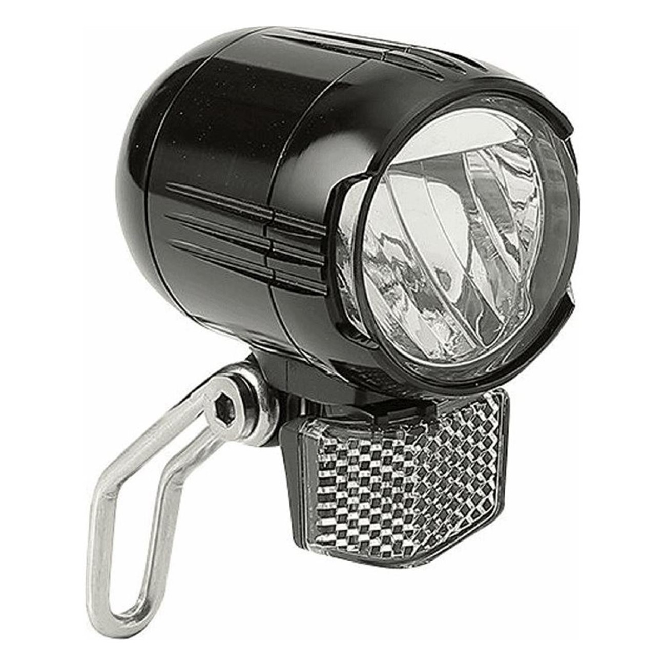 MVTEK 1 LED 1W Vorderlicht E-Bike Schwarz 6-48V - 1