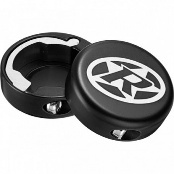 Aluminum Reverse End Caps for Handlebar Locking - Set of 2 Black - 1