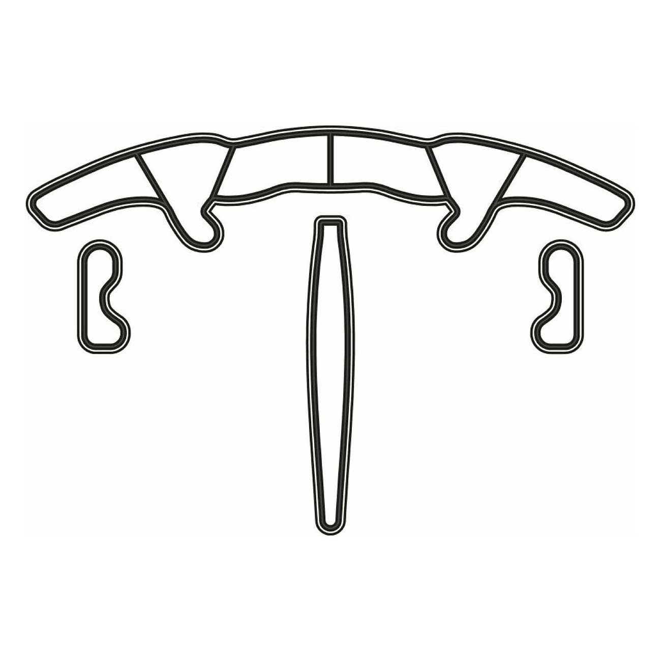 Waschbare Innenpolsterung SUOMY Glider 15mm - Komfort und Praktikabilität - 1