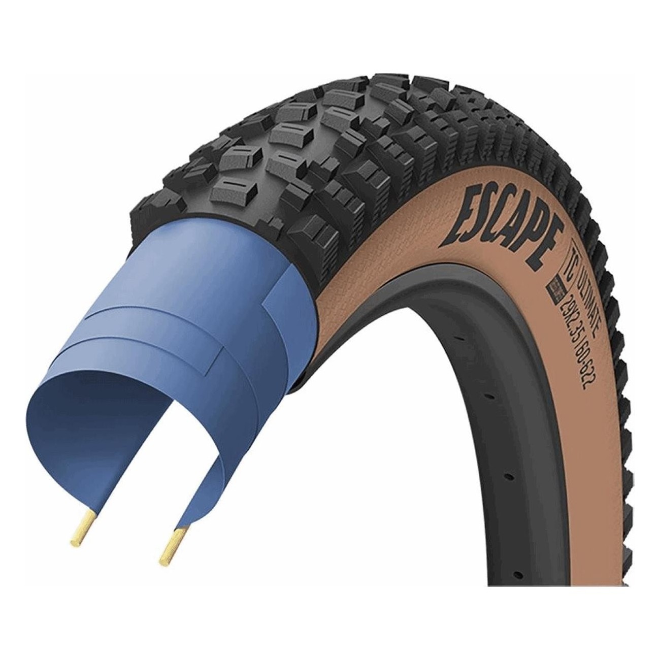 Pneu Goodyear Escape 27,5x2,35 Tubeless All Mountain Noir/Para - Haute Performance - 1