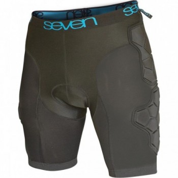 Shorts de Compression Flex Taille L Noir/Bleu - Protection Avancée Hanches, Coccyx, Cuisses - 1