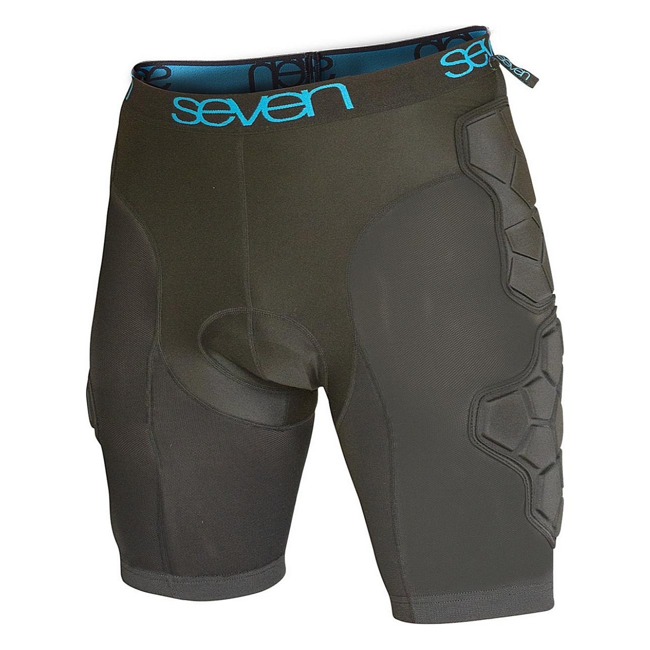 Shorts de Compression Flex Taille L Noir/Bleu - Protection Avancée Hanches, Coccyx, Cuisses - 1