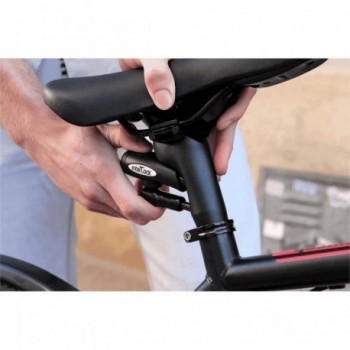 Aluminum Seatpost 6061 Black 25.4mm with Built-in Lock 300mm - 2