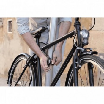 Aluminum Seatpost 6061 Black 25.4mm with Built-in Lock 300mm - 4