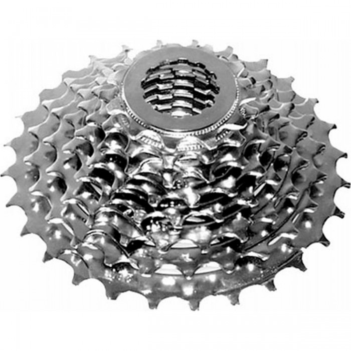 8-Speed Silver Cassette Compatible with Shimano 11-32 Steel Teeth - 1