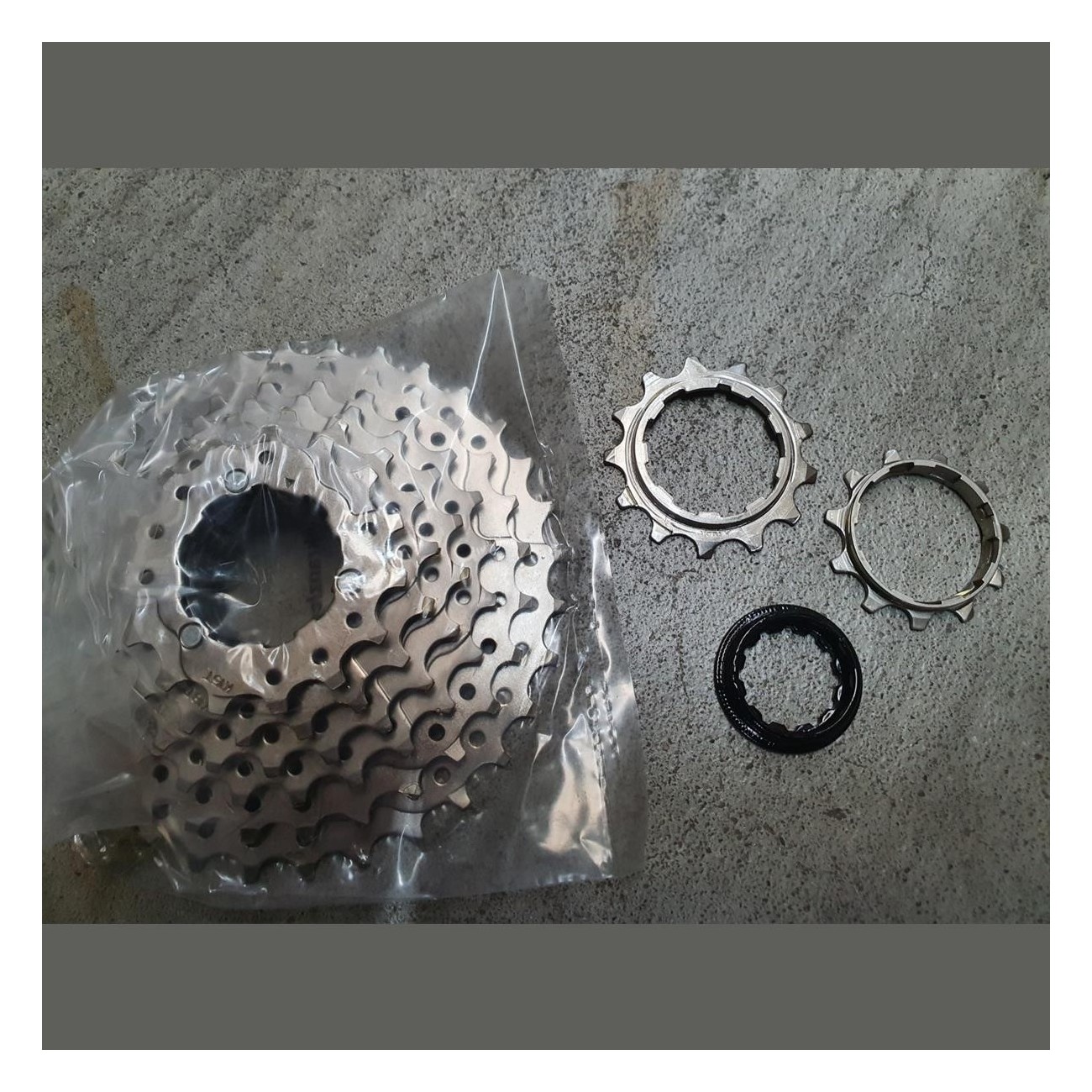 Cassette de Piñón 8 Velocidades Plata Compatible Shimano 11-32 Dientes Acero - 2