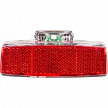 Luce Posteriore Portapacchi SMART Dinamo LED Rosso con Marchio di Controllo Tedesco - 1 - Luci - 4715681281513