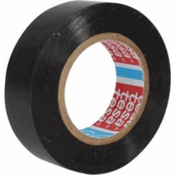 Black PVC Insulation Tape 15mm x 10m - Thickness 0.13mm for Electrical Use - 1