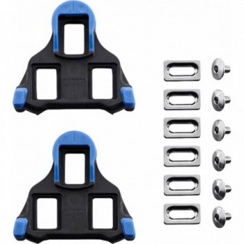 Shimano Blue Cleats for SPD-SL Road Pedals SM-SH12 with 2° Float - 1