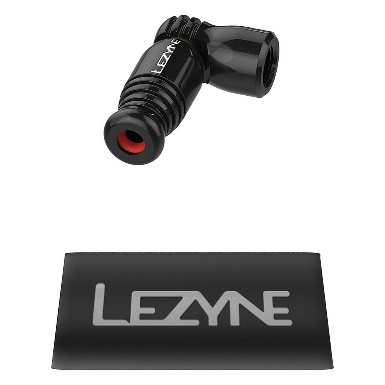 Lezyne CO2 Trigger Speed Drive CNC Pumpe Kopf Schwarz/Silber für schnelles Aufpumpen - 1