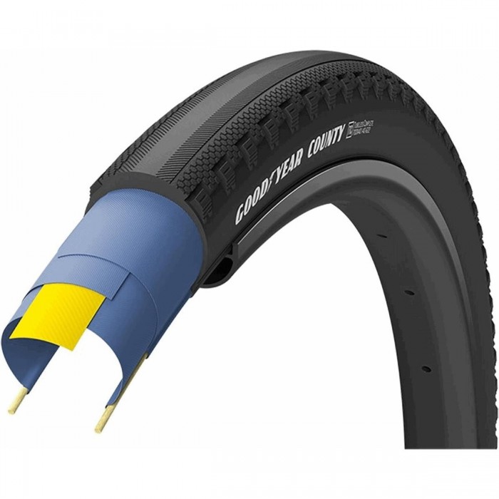 Goodyear County 650x50 Tubeless Reifen Schwarz 120TPI mit R: Shield - 1