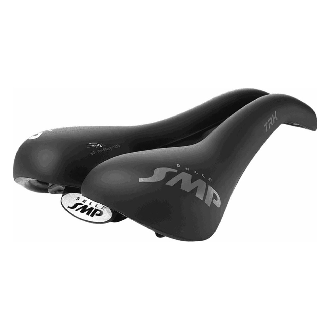 Black Trekking Saddle 2020 with High Padding 160x280 mm for Trekking and City Bikes - 1