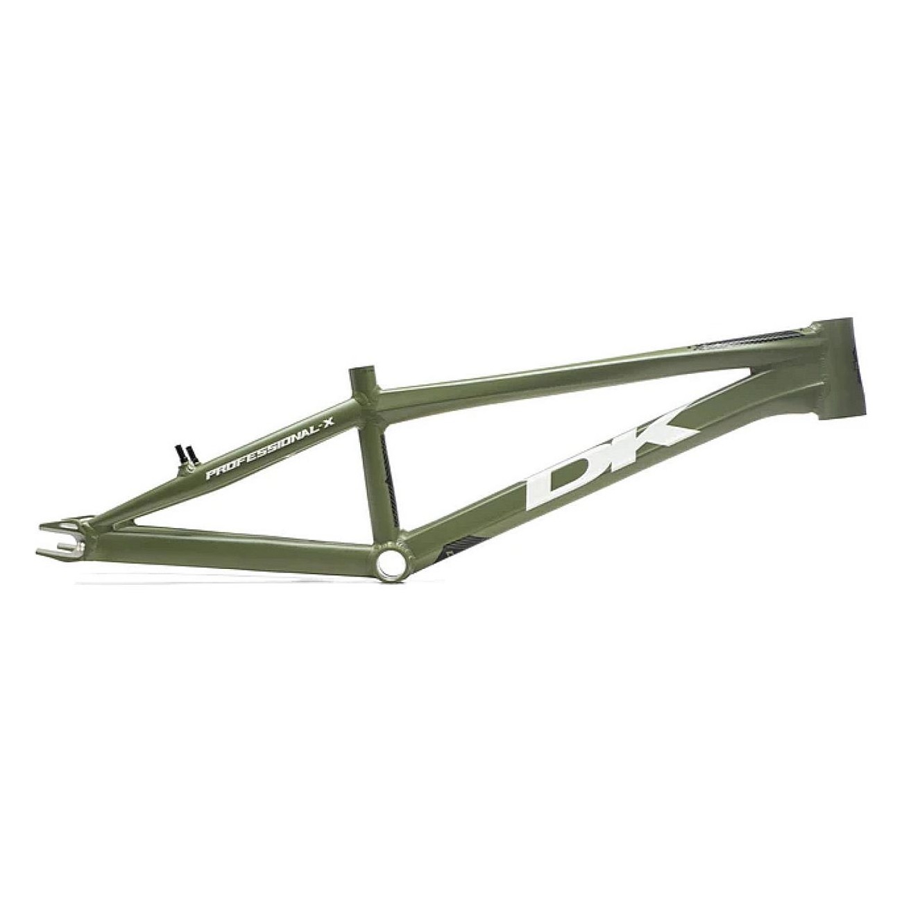 Telaio BMX DK Professional X Frame Pro XL 21' TT Verde Oliva in Alluminio - 1 - Telai - 0876427102159