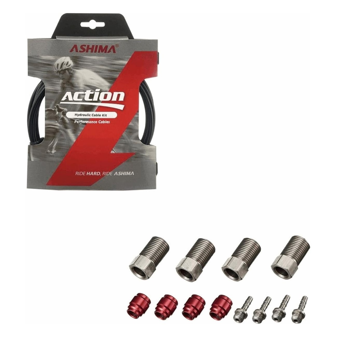 SRAM Schlauch- und Anschlusskit 3m - Nylon, Polyester und Kevlar, leicht und robust - 1