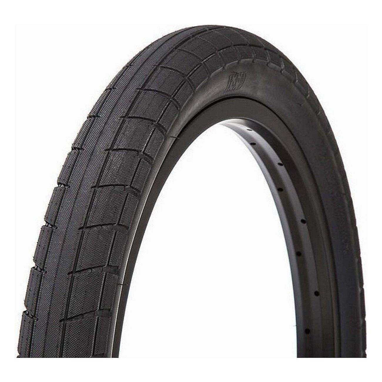 Donnasqueak 2.4' Black Tire for Road and Park - Wide Flat Profile, 20'' - 1