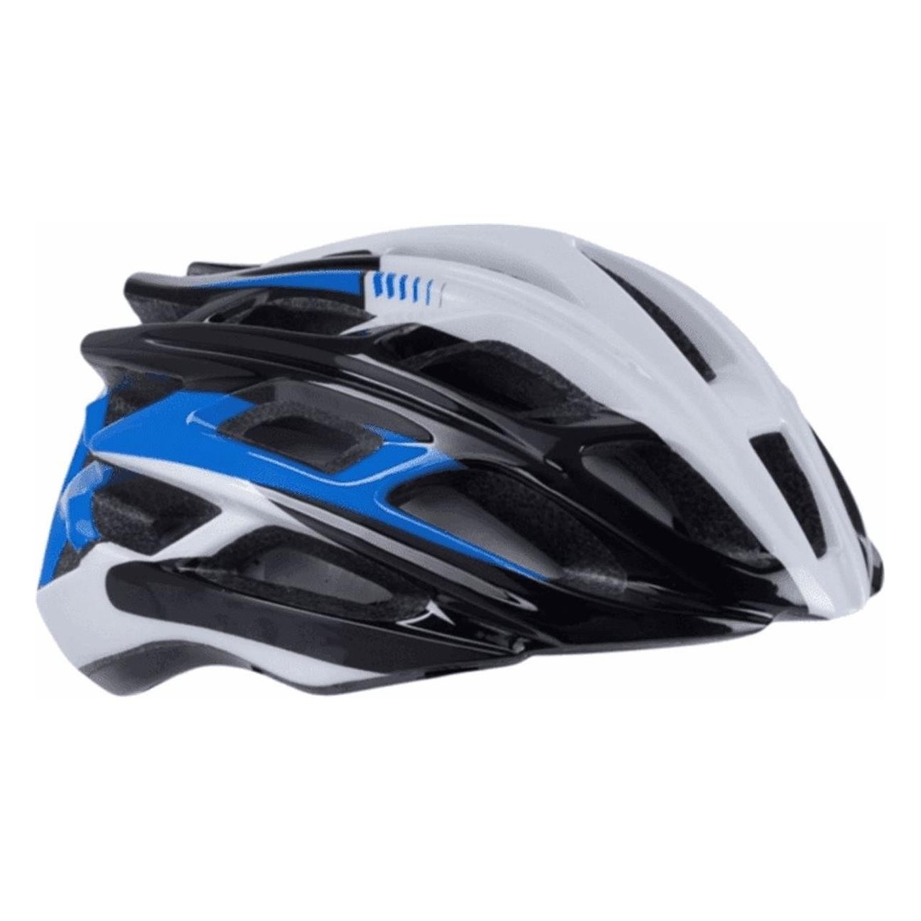 Casco in-mold S-199 Bianco/Nero/Blu Taglia L (58-62 cm) con Tecnologia Conehead e Certificazione EN1078 - 1 - Caschi - 805332996