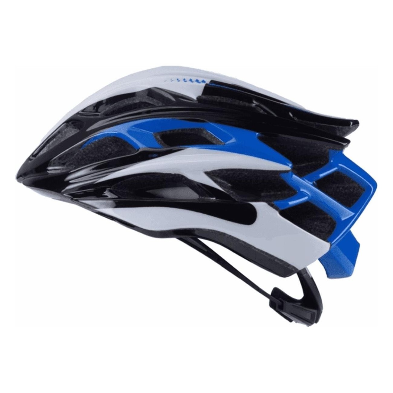 Casco in-mold S-199 Bianco/Nero/Blu Taglia L (58-62 cm) con Tecnologia Conehead e Certificazione EN1078 - 2 - Caschi - 805332996