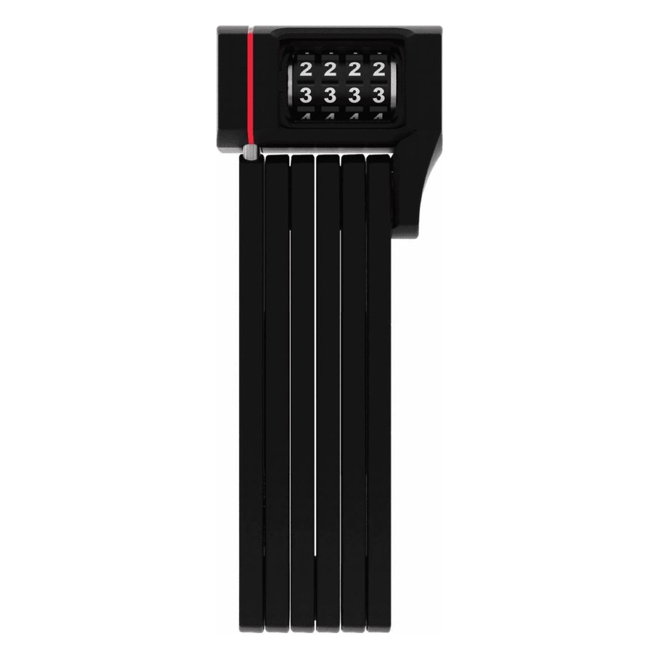 Cadenas pliable Ugrip Bordo 5700 noir 80cm avec combinaison sécurisée - 1