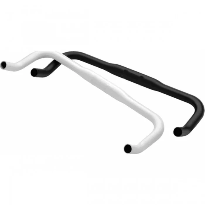 White Aluminum Urban Single Speed Handlebar 25.4x400mm for City Bike - 1