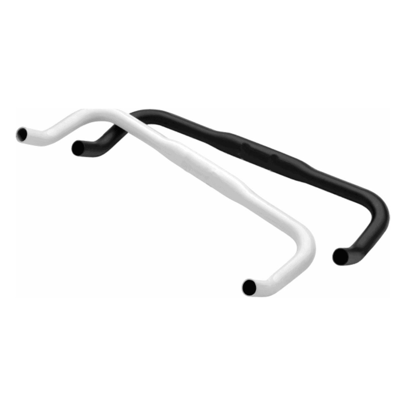 White Aluminum Urban Single Speed Handlebar 25.4x400mm for City Bike - 1