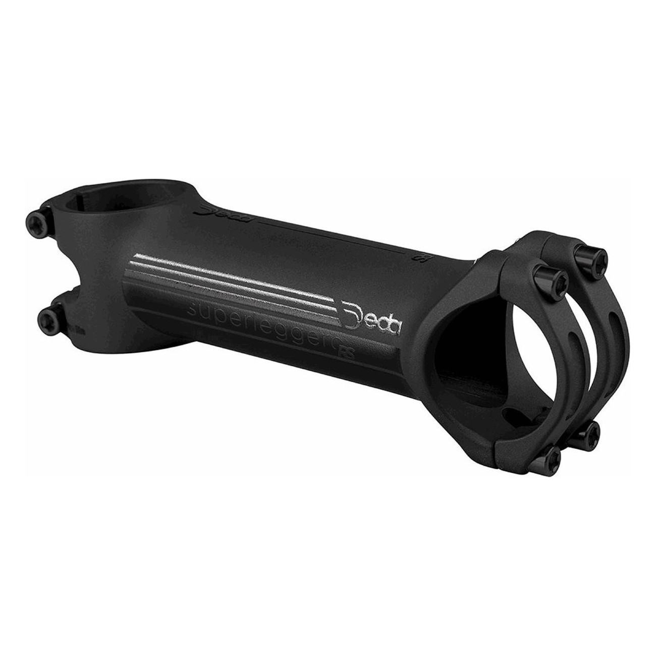 Superlight RS Handlebar Stem Aluminum 7050, 31.7x110mm, 82° Angle, Black - 1