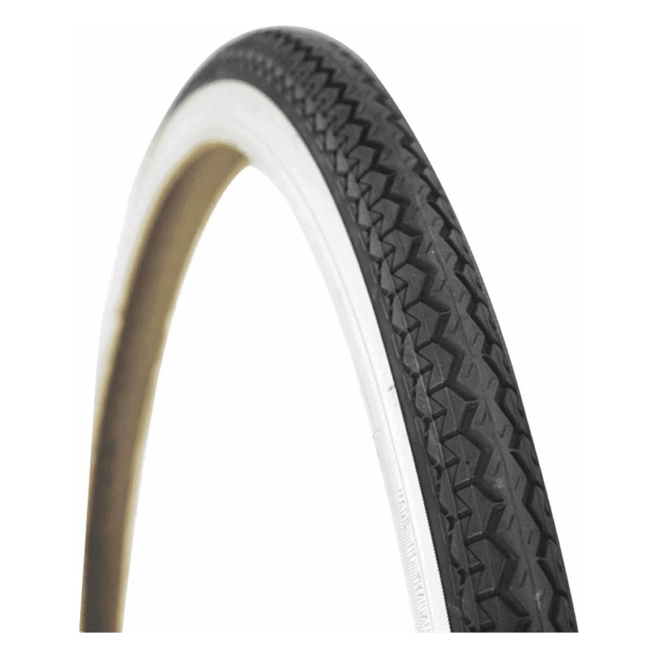 City Trekking Tire 700x35 Black/White Hard - Affordable Urban Use Tire - 1