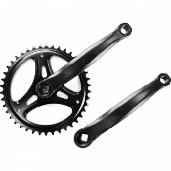 Steel Crankset 42 Teeth 170mm for Square Taper, 1 Speed - 1