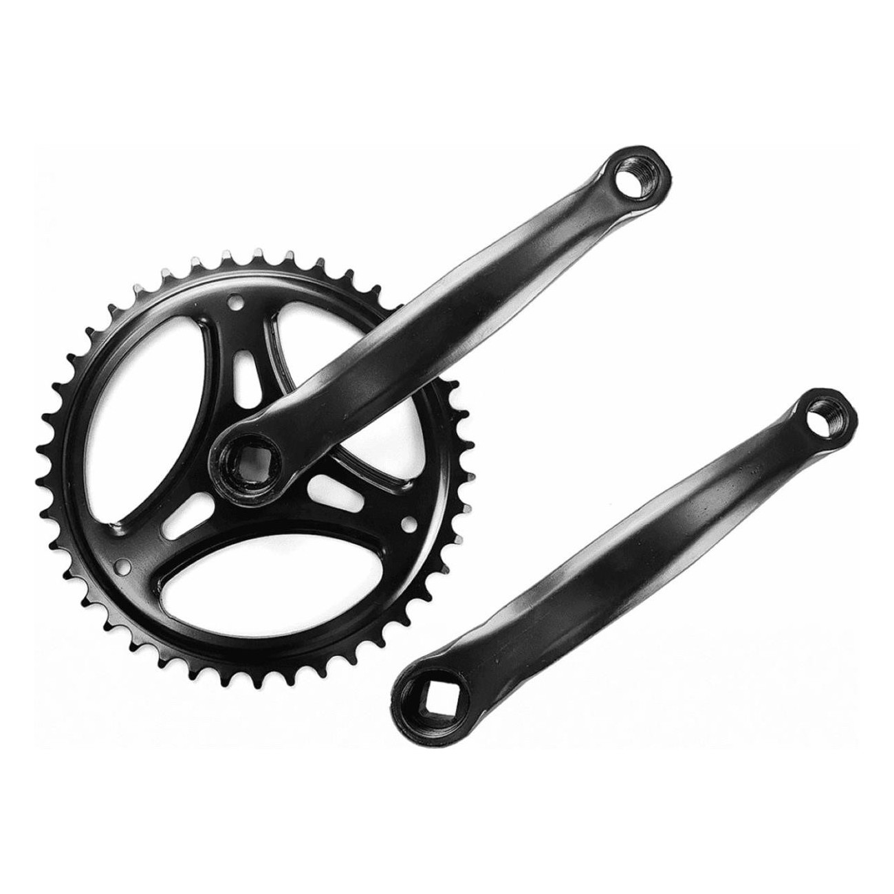 Steel Crankset 42 Teeth 170mm for Square Taper, 1 Speed - 1