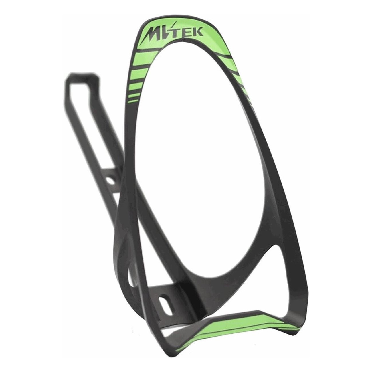  Porte-bidon Predator Ultralight 19g Noir/Vert en Nylon avec Vis MVTEK  - 1