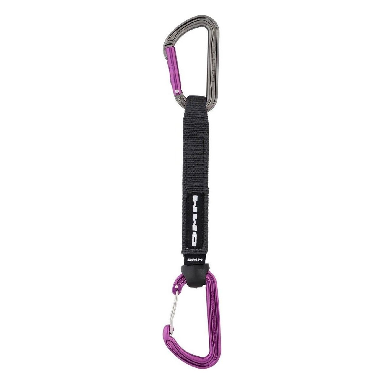 Schnellverschluss für Sportklettern 18cm Lila - 98g, Hybrid Shadow/Spectre, Einzelpackung - 1