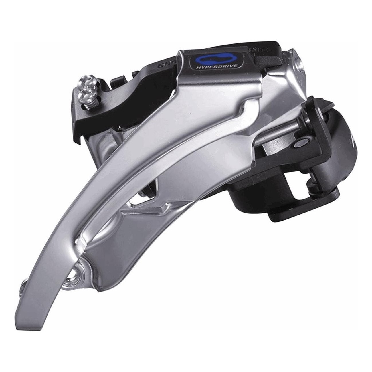 Shimano Altus M310 3x7/8V Derailleur with Clamp Mount, High Pull, Black/Silver - 1