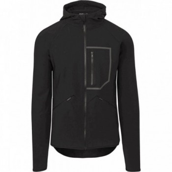 Chaqueta Hoodie Venture DWR Unisex Negra con Capucha Ajustable, Impermeable y Cortaviento - Talla M - 1