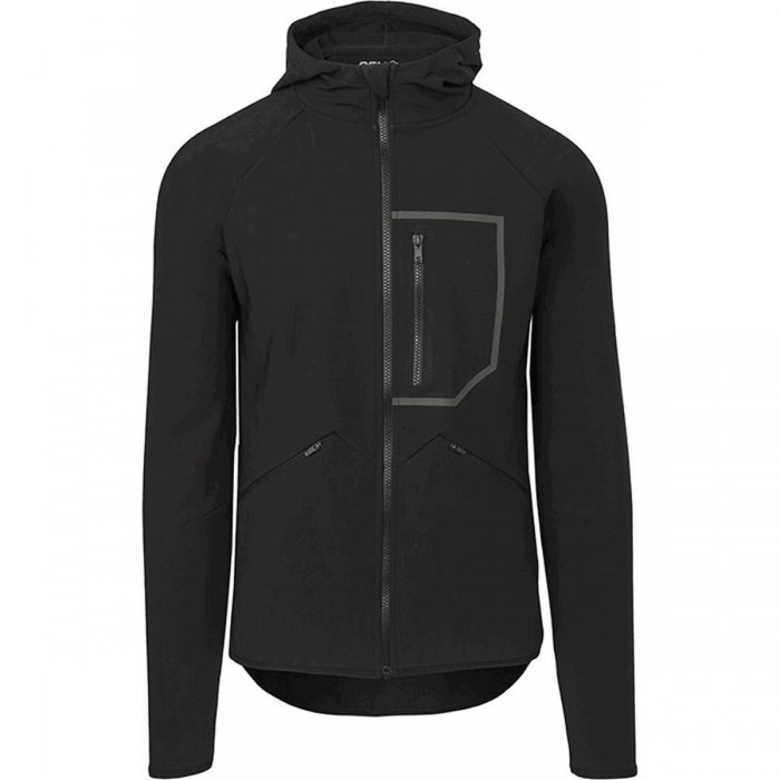 Venture DWR Unisex Hoodie Jacket Black with Adjustable Hood, Size M - 1