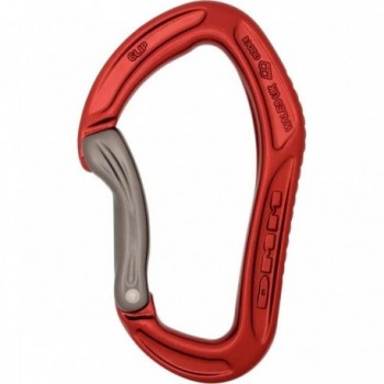 Alpha Sport Climbing Carabiner - Curved Red Gate, Ergonomic and Durable, 46g - 1