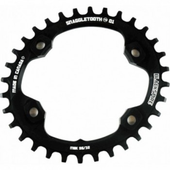 Oval 34T 96BCD Snaggletooth XT8000 Chainring for MTB 11/12V Narrow Wide - 1