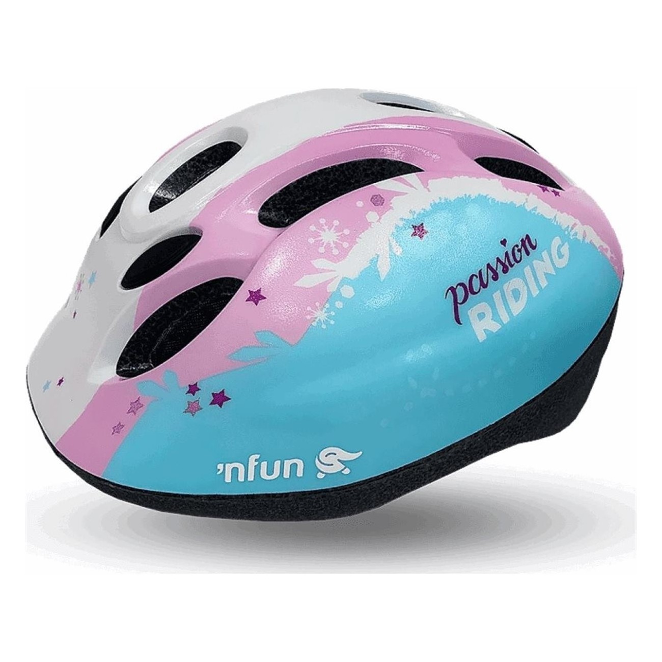 Casco Bimbo NFUN Infusion Magic Ice 52/56cm Certificato EN107 con Tecnologia Leggera e Resistente - 1 - Caschi - 8053329962438