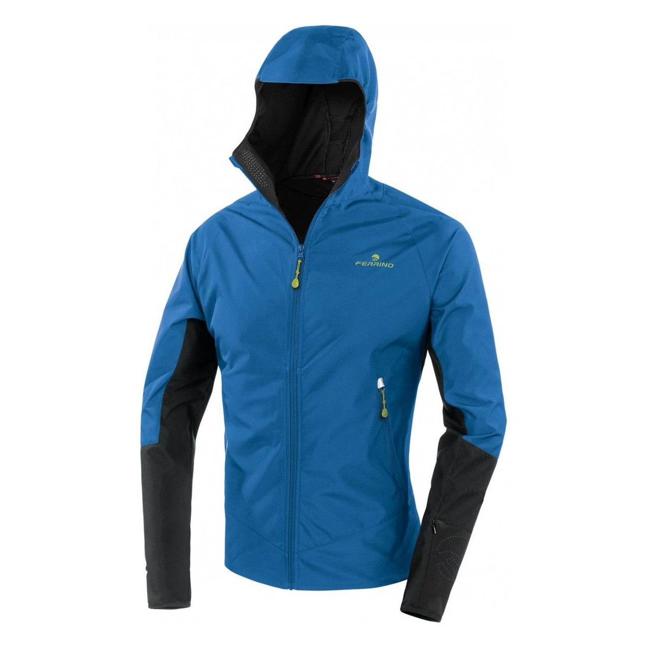 Chaqueta Ural Hombre Azul M Softshell Antiviento Transpirable Montaña - 1