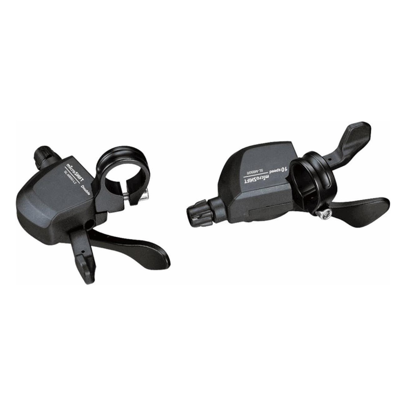 Comando Cambio MTB Destra 10V in Alluminio Nero Compatibile con Shimano, Sunrace, SRAM e microSHIFT - 1 - Comandi - 800558621180