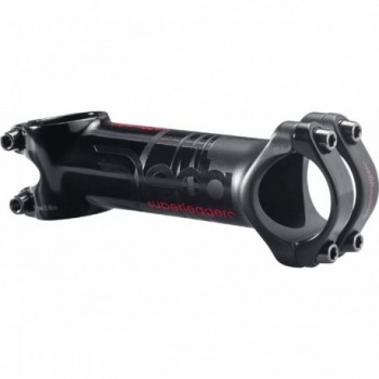 Lightweight Aluminum Handlebar Stem 31.7x130mm, 82°, 115g, Polish on Black - 1