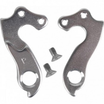 Silver Aluminum Derailleur Hanger with Screws Included MV S18 - 1