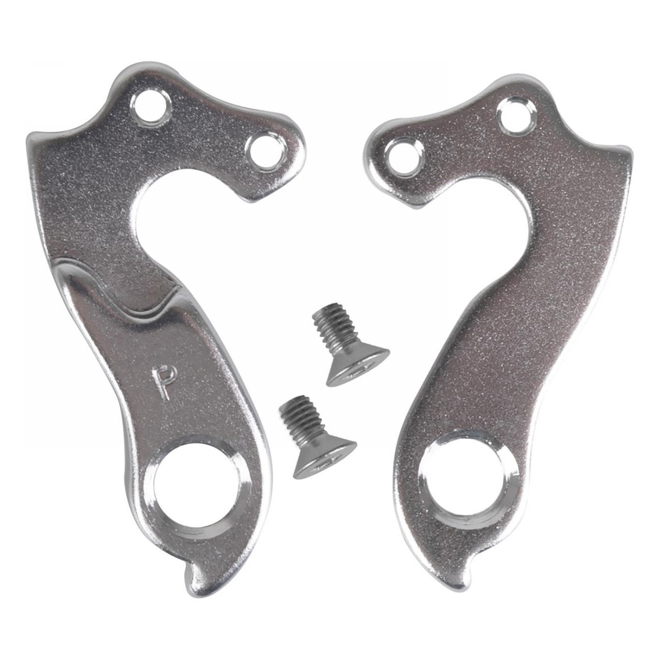 Silver Aluminum Derailleur Hanger with Screws Included MV S18 - 1