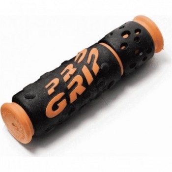 Progrip 953 MTB Grips in Orange/Black Rubber for Adults - Comfort & Control - 1