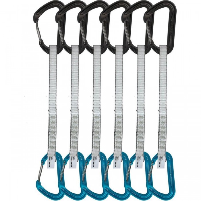 Connettori Rapidi Aether 18cm - Set di 6, Leggeri e Sicuri per Arrampicata - 1 - Rinvii - 5031290232821